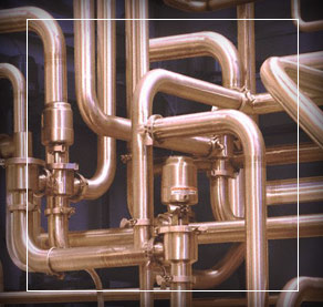 Gas pipe plumbing fittings and fans